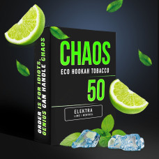 Тютюн для Кальяну CHAOS 50 гр Elektra (Лайм Ментол)