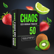 Табак для Кальяна CHAOS (Хаос) 50 гр Green Strawberry (Клубника Киви Лайм)