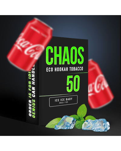 Тютюн для Кальяну CHAOS 50 гр Ice Ice Baby (Кола Айс)