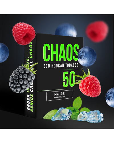 Табак для Кальяна CHAOS 50 гр Major (Ягоды Лед)