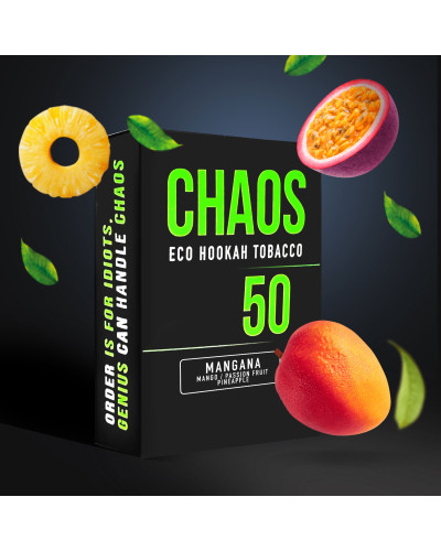 Табак для Кальяна CHAOS 50 гр Mangana (Манго Маракуя Ананас)