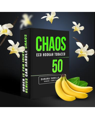 Табак для Кальяну CHAOS 50 гр Banana Vanilla (банан ваніль)