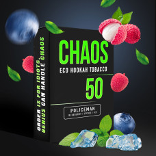 Табак для Кальяна CHAOS (Хаос) 50 гр Policeman (Черника Личи Лед)