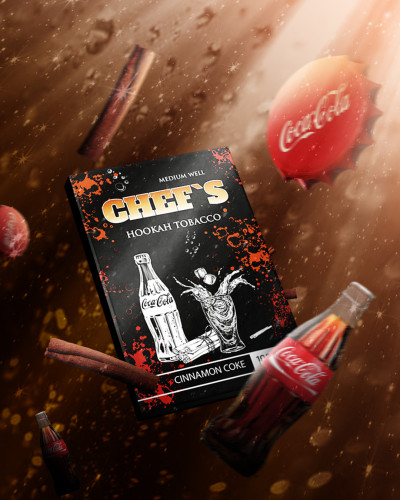 ТАБАК ДЛЯ КАЛЬЯНА CHEFS 100 ГР CINNAMON CОKE (КОРИЦА КОЛА)
