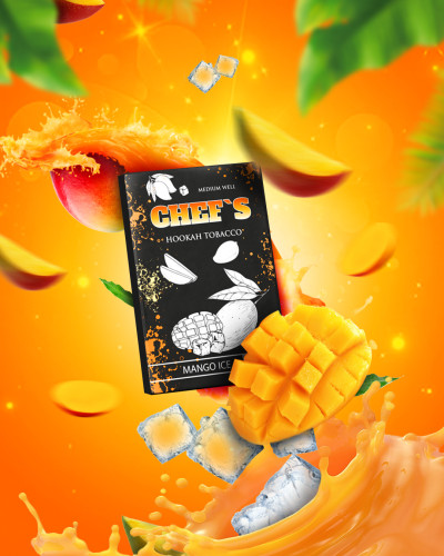 ТЮТЮН ДЛЯ КАЛЬЯНУ CHEFS 40 ГР MANGO ICE (МАНГО АЙС)