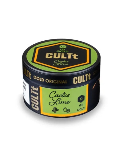 Табак CULTt GOLD G03 Cactus Lime (Кактус Лайм) 100 гр