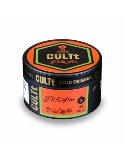 Табак CULTt GOLD G24 S.K.&Lim (Клубника киви лайм) 100 г