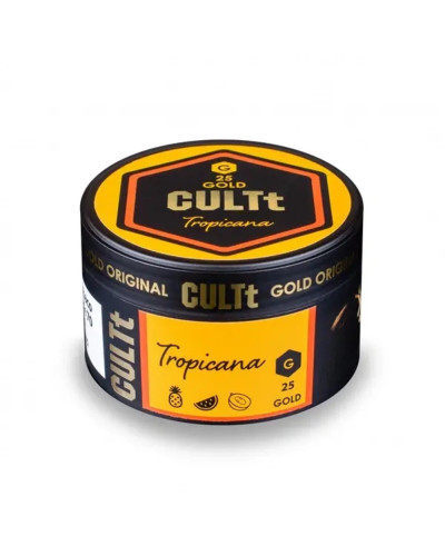 Табак CULTt GOLD G25 Tropicana (Ананас арбуз дыня) 100 г