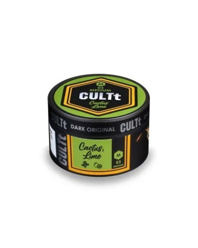 Тютюн CULTt MEDIUM M03 Cactus Lime (кактус лайм) 100 гр