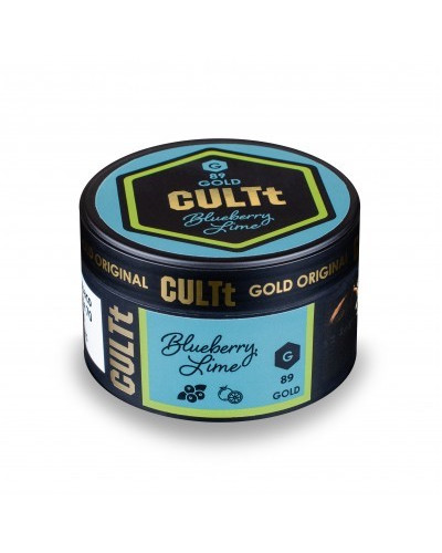 Тютюн CULTt MEDIUM M89 Blueberru Lime (чорниця лайм) 100 гр