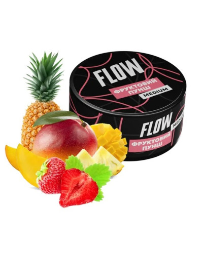 Тютюн FLOW Medium Фруктовий Пунш 100 г