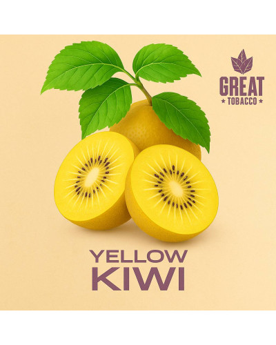 Табак для Кальяна GREAT 100 гр Yellow Kiwi (Желтый Киви)