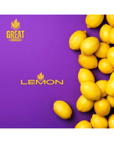 Табак для Кальяна GREAT 100 гр New lemon (лимон)