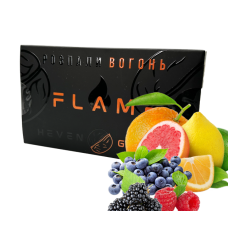 ТАБАК ДЛЯ КАЛЬЯНА HEVEN & Gresco 100 гр Flame (Цитрусы Ягоды)