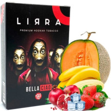 Табак LIRRA Bella Ciao 50 г (Банан, Гранат, Дыня, Клубника, Лед)