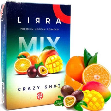 Табак LIRRA Crazy Shot 50 г (Апельсин, Манго, Маракуйя)