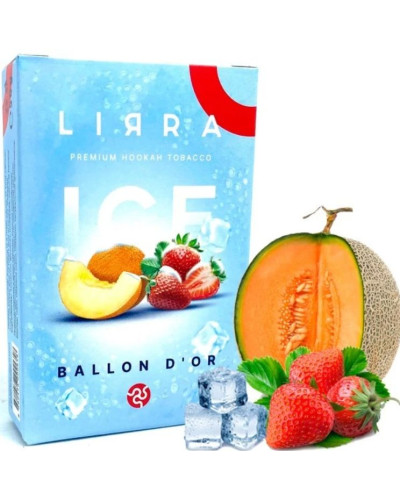 Табак LIRRA Ice balon D’or 50 г (Дыня, Клубника, Лед)