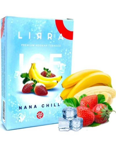 Табак LIRRA Nana chill 50 г (Банан, Клубника, Лед)