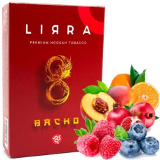 Табак LIRRA Bacho 50 г (Апельсин, Гранат, Малина, Персик, Черника)