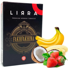 Тютюн LIRRA Fakhfakhina (Банан, Полуниця, Кокос) 50 гр