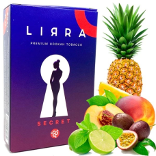 Тютюн LIRRA Secret (Ананас, Лайм, Маракуйя, Персик) 50 гр