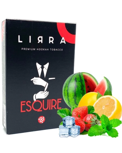 Тютюн LIRRA Esquire (Кавун, Полуниця, Лимон, Ментол) 50 гр