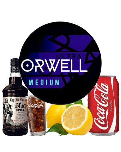 ТАБАК ДЛЯ КАЛЬЯНА ORWELL MEDIUM 100 ГР BACARDI BLACK (КОКА КОЛА РОМ ЛИМОН)