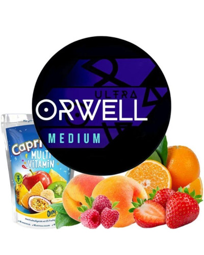 ТЮТЮН ДЛЯ КАЛЬЯНУ ORWELL MEDIUM 100 ГР CAPRI SUN (МУЛЬТИФРУКТ)