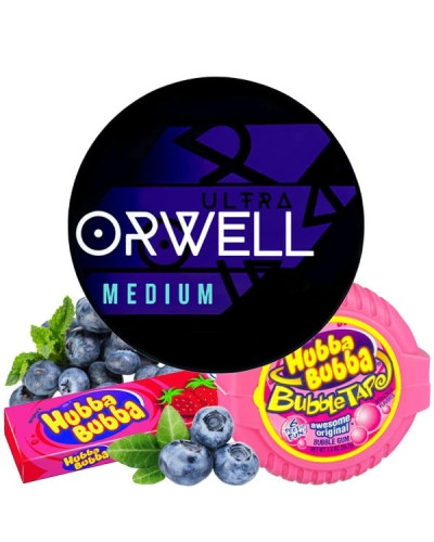 ТЮТЮН ДЛЯ КАЛЬЯНУ ORWELL MEDIUM 100 ГР HUBBA BUBBA (ЖУЙКА ЧОРНИЦЯ)