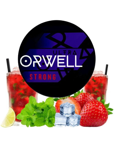 ТАБАК ДЛЯ КАЛЬЯНА ORWELL STRONG 100 ГР STRAWBERRY MOJITO (КЛУБНИКА МОХИТО)