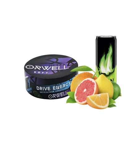 ТАБАК ДЛЯ КАЛЬЯНА ORWELL SOFT 100 ГР DRIVE ENERGY (ЕНЕРГЕТИК ЦИТРУС)