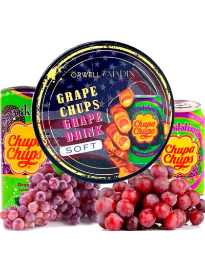 ТАБАК ДЛЯ КАЛЬЯНА ORWELL SOFT 100 ГР GRAPE CHUPS (ВИНОГРАДНАЯ КОНФЕТА)