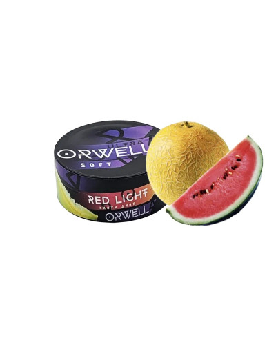 ТЮТЮН ДЛЯ КАЛЬЯНУ ORWELL SOFT 100 ГР RED LIGHT (КАВУН ДИНЯ)