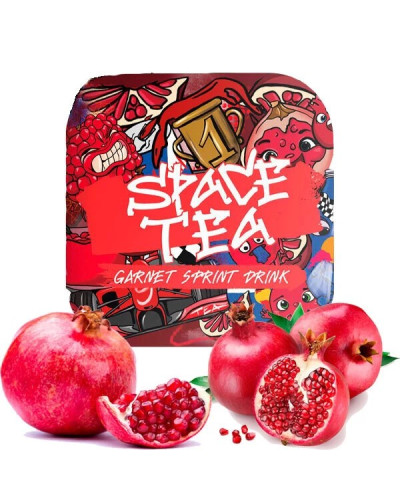Безтютюнова суміш Space Tea Garnet Sprint Drink (гранатовий енергетик) 40 гр