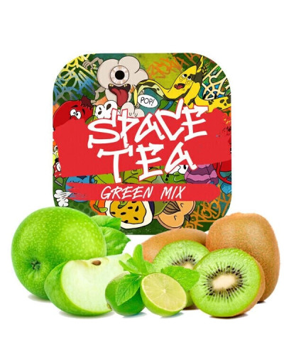 Бестабачная смесь Space Tea Green Mix (ягодный микс) 40 гр