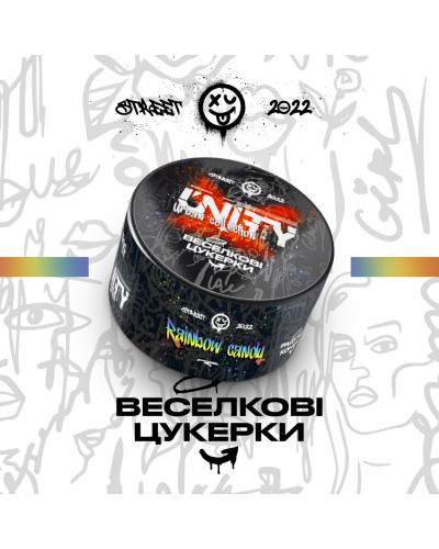 Табак Unity Urban Rainbow Candy (Радужные конфеты, 100 г)