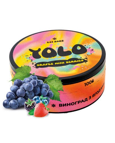 Табак Yolo Grapes Berries (Ягоды Виноград) 100 г