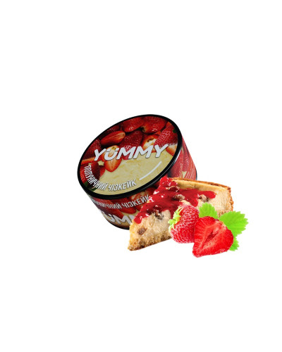 Табак для кальяна YUMMY Клубничный чизкейк 100гр