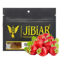 Табак для кальяна JiBiAR 100 гр Strawberry (полуниця)