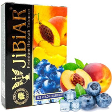 Табак для кальяна JiBiAR 50 гр Ice Peach Blueberry (черника персик лед)