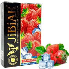 Табак для кальяна JiBiAR 50 гр Ice Strawberry (клубника лед)