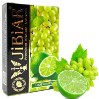 Табак для кальяна JiBiAR 50 гр Lime Grape (виноград лайм)