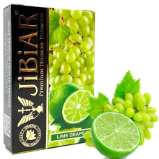 Табак для кальяна JiBiAR 50 гр Lime Grape (виноград лайм)