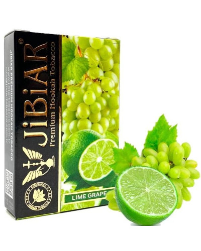 Табак для кальяна JiBiAR 50 гр Lime Grape (виноград лайм)