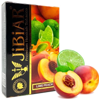 Табак для кальяна  JiBiAR 50 гр Lime Peach (лайм персик)