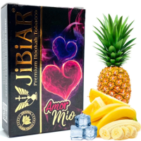 Табак для кальяна  JiBiAR 50 гр Amor Mio (ананас банан лід)
