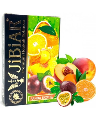 Табак для кальяна JiBiAR 50 гр Fanda Exotic (апельсин маракуйя персик)