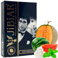 Табак для кальяна  JiBiAR 50 гр Тony Montana (Кавун, Диня, М'ята, Сливки, Крем)