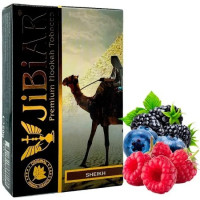 Табак для кальяна JiBiAR 50 гр Sheikh (черника малина ежевика)