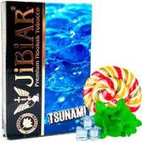 Табак для кальяна  JiBiAR 50 гр Tsunami (льодяник м'ята лід)